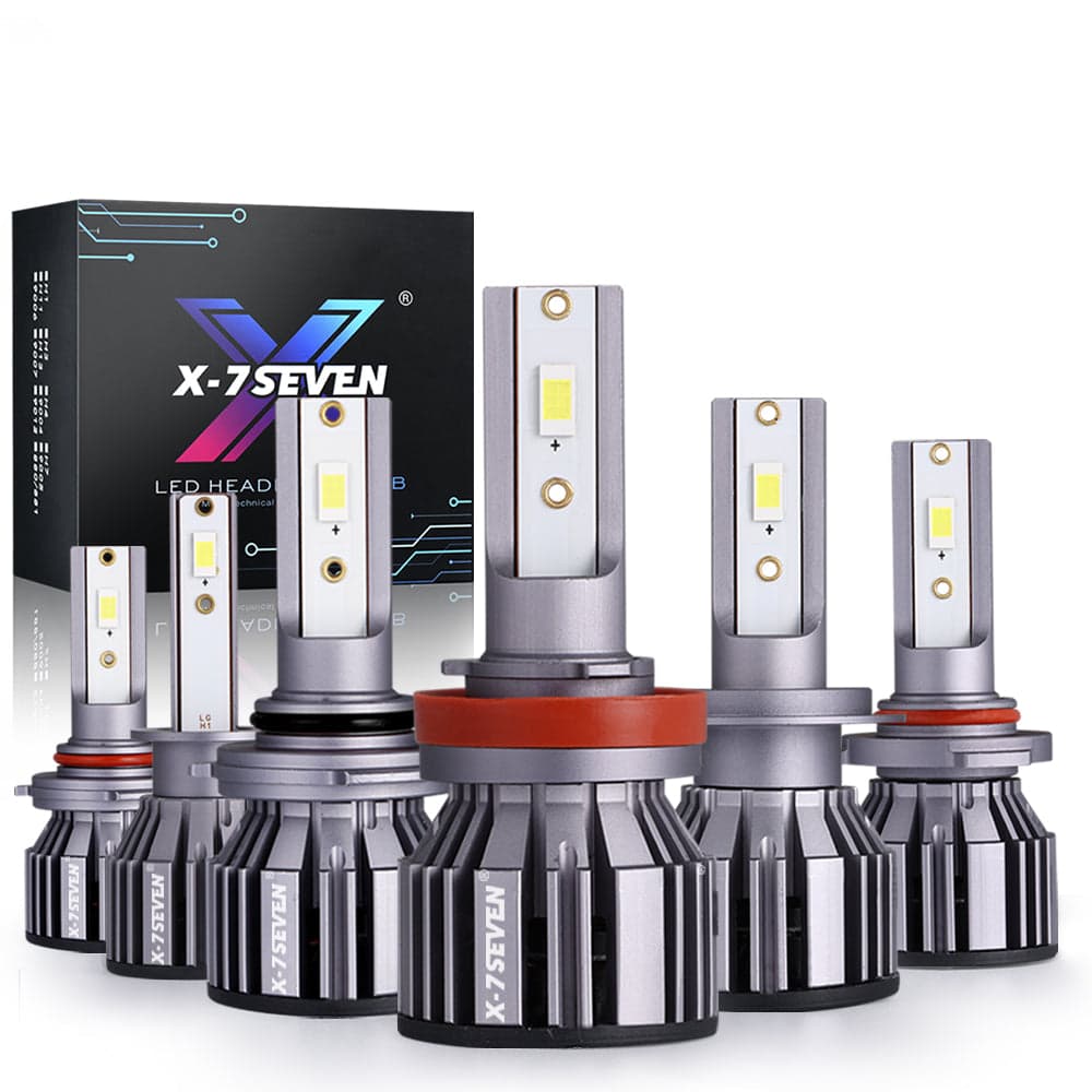 X-7SEVEN OEM Ultra-Bright X-T2 Series 38W 5000LM H7 LED Fog Lights High Low Beam for All-Weather Performance 2 Pieces Box — view 1